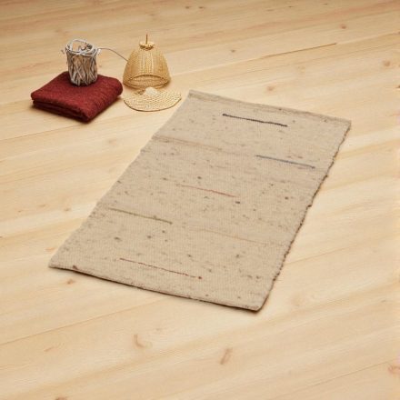 Thick wool rug 60x104 plain living room carpet