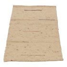 Thick wool rug 60x104 plain living room carpet