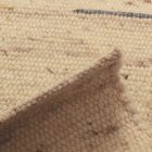 Thick wool rug 60x104 plain living room carpet