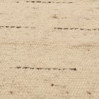 Thick wool rug 60x109 plain living room carpet