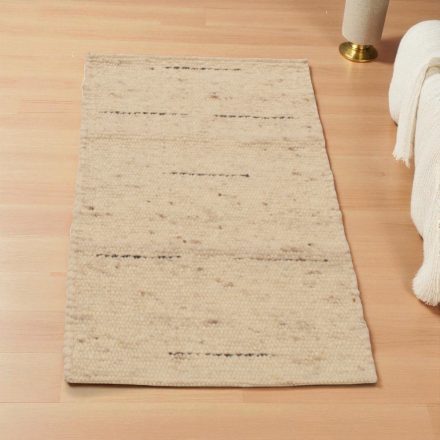 Thick wool rug 60x107 plain living room carpet