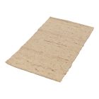 Thick wool rug 60x107 plain living room carpet