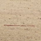 Thick wool rug 60x107 plain living room carpet