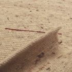 Thick wool rug 60x107 plain living room carpet