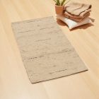 Thick wool rug 60x112 plain living room carpet