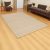Thick wool rug 200x240 plain living room carpet
