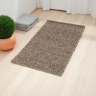 Thick wool rug 70x130 plain living room carpet