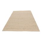 Wool rug beige 161x257 plain living room carpet