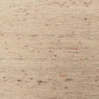 Wool rug beige 161x257 plain living room carpet