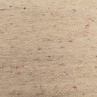 Wool rug beige 161x257 plain living room carpet
