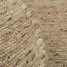 Thick wool rug gray 160x250 modern wool carpet