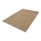 Thick wool rug gray 160x250 plain living room carpet