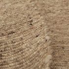 Thick wool rug gray 160x250 plain living room carpet
