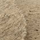 Thick wool rug 160x250 plain rug for the living room