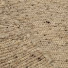 Thick wool rug 160x250 plain rug for the living room