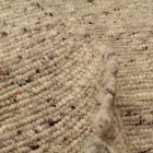 Wool rug 160x250 plain living room carpet