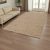 Wool rug 200x300 plain living room carpet