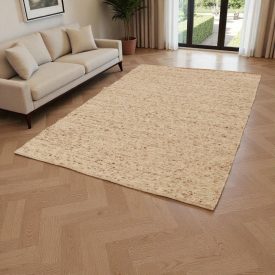 Wool rug 200x300 plain rug for the living room