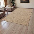 Thick wool rug 200x300 plain living room carpet