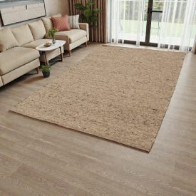 Wool rug 200x300 plain rug for the living room