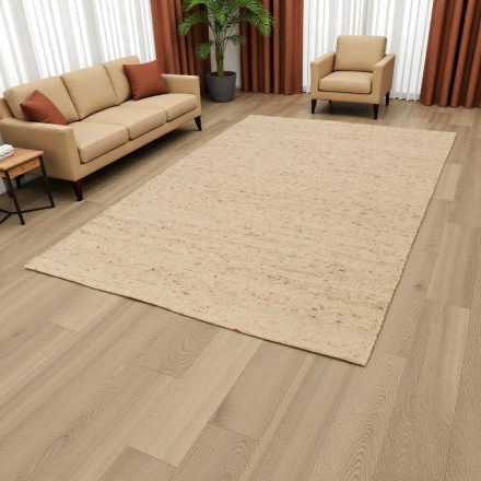 Thick wool rug 200x300 plain living room carpet