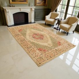 Mughal oriental rug 175x246 handmade oriental rug