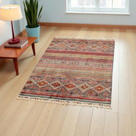 Shawal rug 101x143 handmade oriental rug