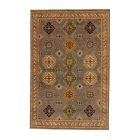 Kazak rug 198x298 handmade oriental rug