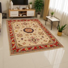 Kazak rug 148x196 handmade oriental rug