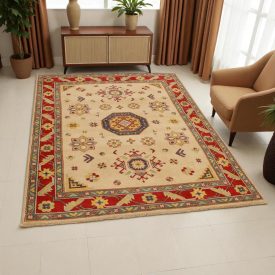 Kazak rug 145x195 handmade oriental rug