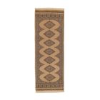 Runner rug beige Jaldar 180x64 handmade Pakistani carpet