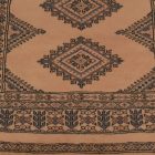 Runner rug beige Jaldar 180x64 handmade Pakistani carpet