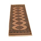Runner rug beige Jaldar 180x64 handmade Pakistani carpet
