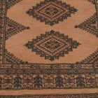 Runner rug beige Jaldar 180x64 handmade Pakistani carpet