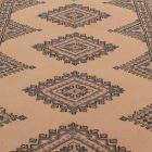 Runner rug beige Jaldar 180x64 handmade Pakistani carpet