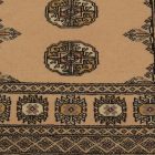 Runner rug beige Bokhara 244x81 handmade Pakistani carpet
