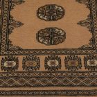 Runner rug beige Bokhara 244x81 handmade Pakistani carpet