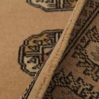 Runner rug beige Bokhara 244x81 handmade Pakistani carpet