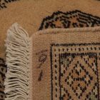 Runner rug beige Bokhara 244x79 handmade Pakistani carpet