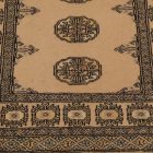 Runner rug beige Bokhara 248x77 handmade Pakistani rug