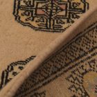 Runner rug beige Bokhara 248x77 handmade Pakistani rug