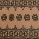 Runner rug beige Bokhara 245x78 handmade Pakistani rug