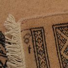 Runner rug beige Bokhara 244x78 handmade Pakistani rug