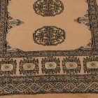 Runner rug beige Bokhara 239x78 handmade Pakistani rug