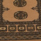 Runner rug beige Bokhara 239x78 handmade Pakistani rug