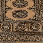 Runner rug beige Bokhara 244x80 handmade Pakistani rug