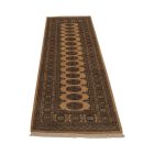 Runner rug beige Bokhara 244x80 handmade Pakistani rug