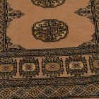 Runner rug beige Bokhara 254x77 handmade Pakistani rug