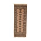 Runner rug beige Bokhara 198x79 handmade Pakistani carpet
