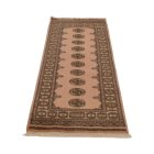 Runner rug beige Bokhara 198x79 handmade Pakistani carpet